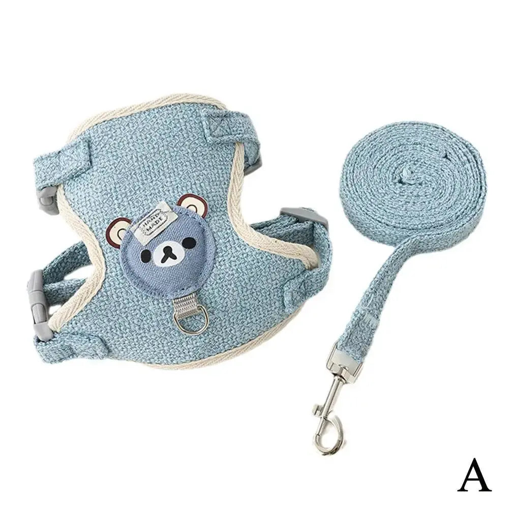 Undershirt Style Pet Leash Adjustable Cat Dog Harness Breathable Leash  Convenient Pet Vest For Small Dog Cat Supplies - Nova Trendz