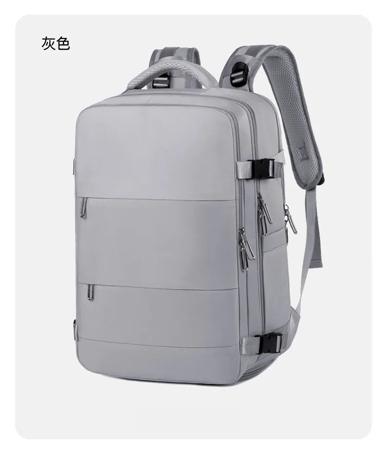 Mummy Bag Nappy Backpack Large Capacity Multifunction Cabin Bag with Shoe Storage Multilayer Separation Waterproof Diaper Bags