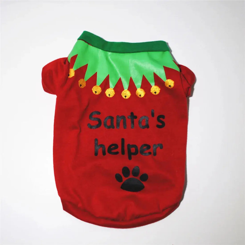 Christmas Dog Clothes New Year Pets Dogs Clothing For Small Medium Dogs Costume Chihuahua Pet Shirt Warm Dog Clothing Yorkshire Nova Trendz
