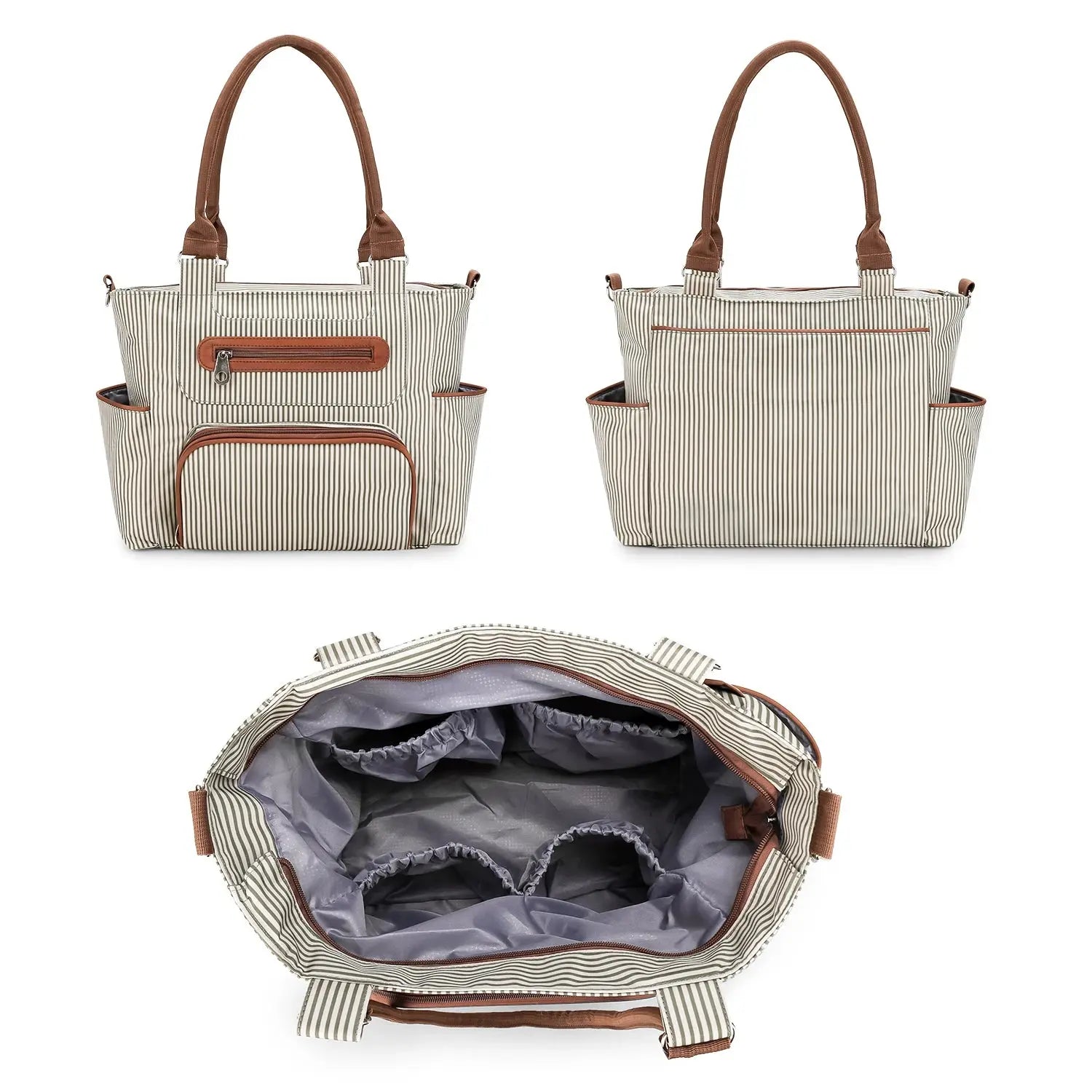 7pcs Nappy Changing Bag Set,Multifunction Mummy Tote Bag Baby Changing Bag Shoulder Handbag Travel Diaper Bag Nova Trendz