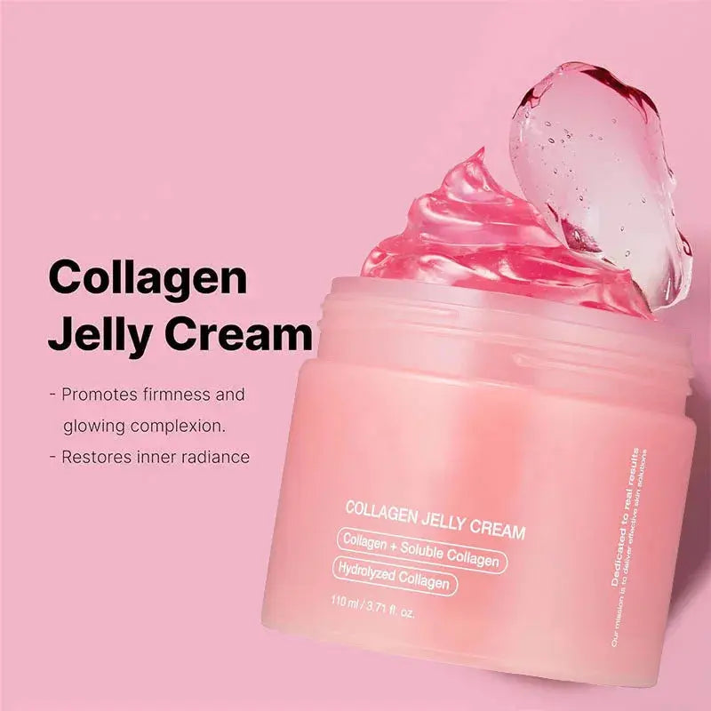 Sakura Mask,Collagen Jelly Cream Niacinamide And Hydrolyzed Collagen Strengthen Skin Barrier Lasting Moisturizing Skin Face Care Nova Trendz