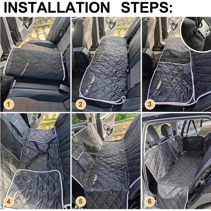 Dog Car Backseat Cover Rear Seat Anti Dirty Pet Car Dog Mat Pet Travel Waterproof Scratch Resistant Oxford Car RearExtender - Nova Trendz
