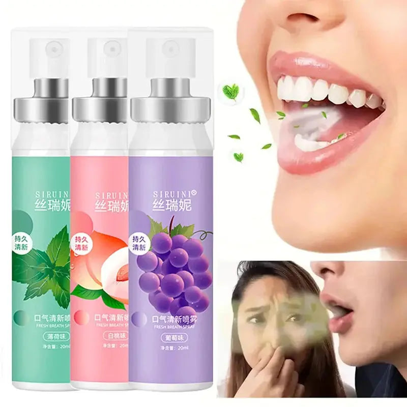 Mouth Freshener Spray Oral Spray Remove Bad Breath Long Lasting Fruity Portable Breath Freshener Refreshing Oral Care Products Nova Trendz