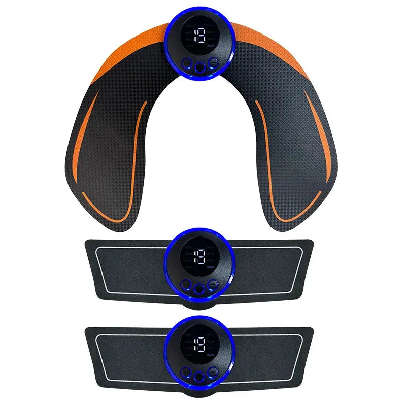 Electrical Muscel Stimulator Massager Abdomen Buttocks Arm Leg Neck Hips Trainer Muscle Toner Fitness Training Workout Equipment Nova Trendz