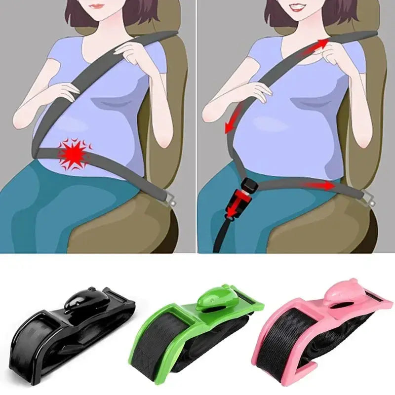 Car Seat Safety Belly Support Belt for Pregnant Woman Maternity Moms Belly Unborn Baby Protector Adjuster Extender Accessories Nova Trendz