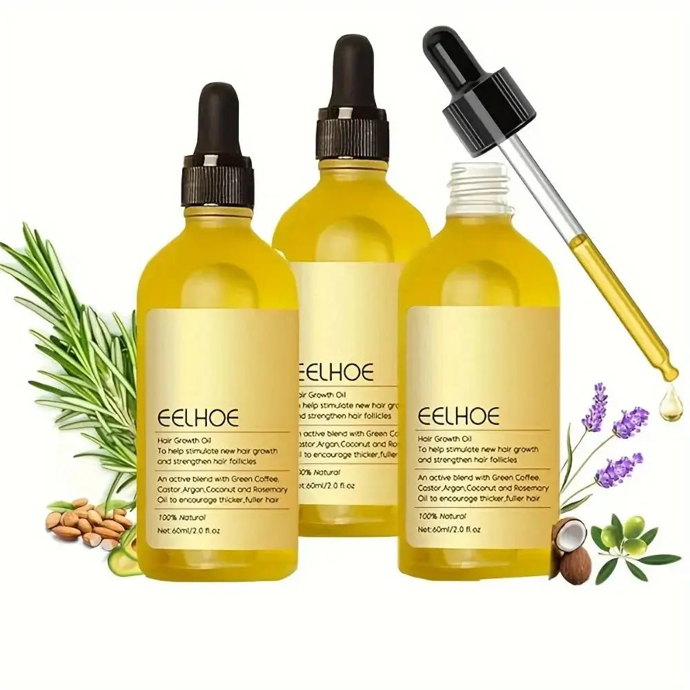 Rosemary Dense Hair Essential Oil Veganic Lavender Repair Hairs Damage Prevent Hair Loss Smooth Hairs Nourish Hair Care Oil 60ml Nova Trendz