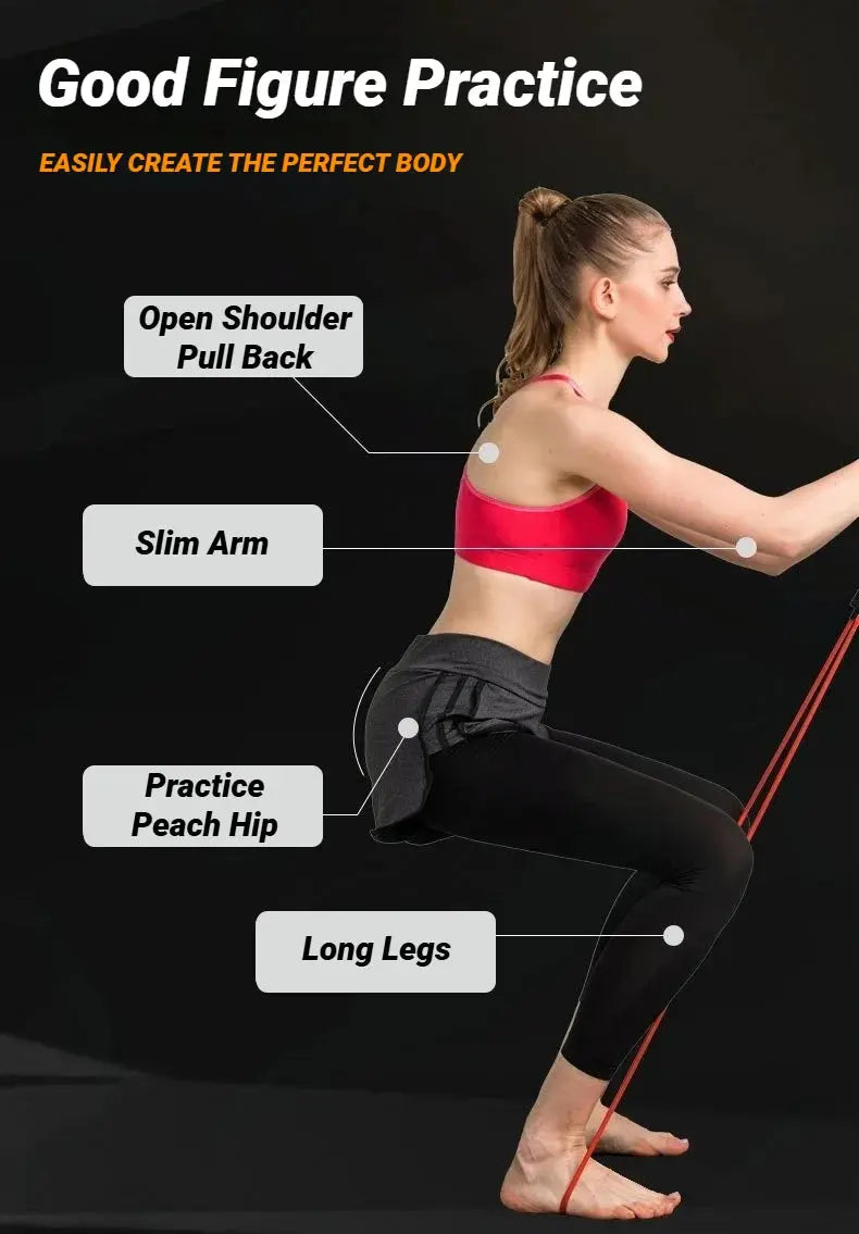 Resistance Bands With Handles Exercise Workout For Men Women Strength Training Equipment At Home 5 Levels Tube Band Pull Rope Nova Trendz