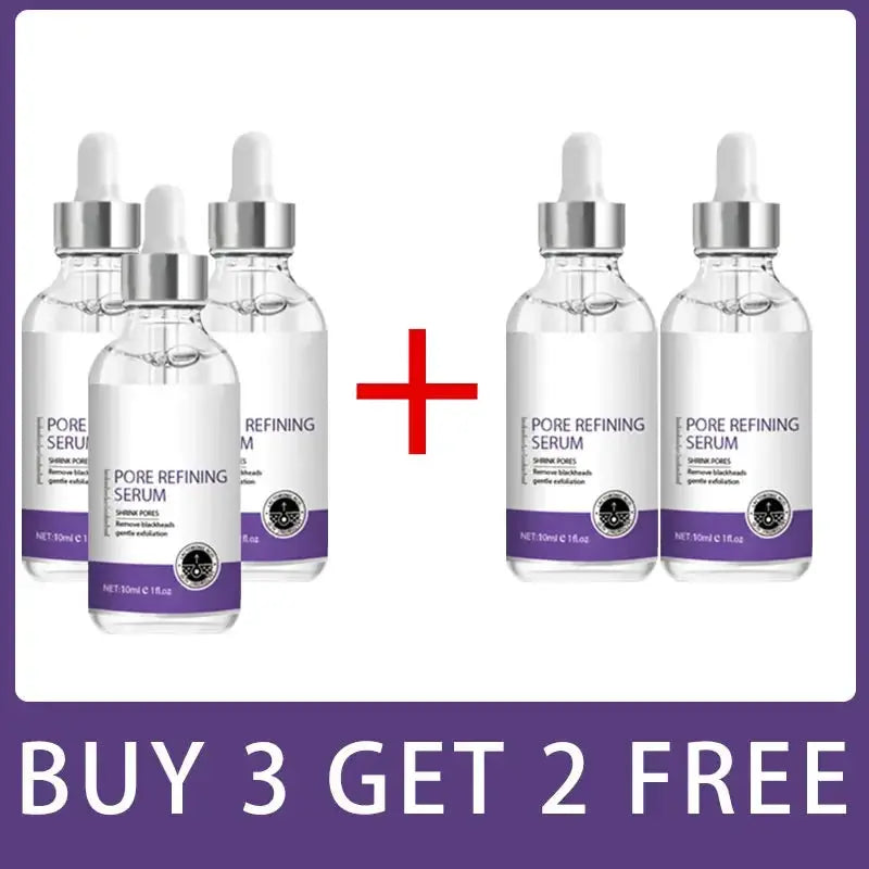 Pore Shrinking Serum Face Removing Large Pores Tightening Repairing Facial Pore Minimizing Essence Skin Care Beauty Firm skin Nova Trendz