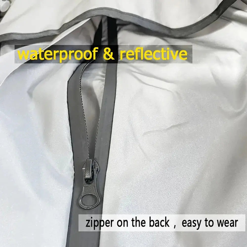 Reflective Full Body Dog Jumpsuit Waterproof Raincoat Sunscreen Outdoor Jacket for Small to Large Dogs Pet Supplies - Nova Trendz