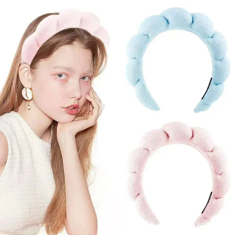 Soft Hair Styling Accessories Women Girls Headbands for Face Washing Bath Makeup Hair Band Women Adjustable SPA Facial Headband Nova Trendz