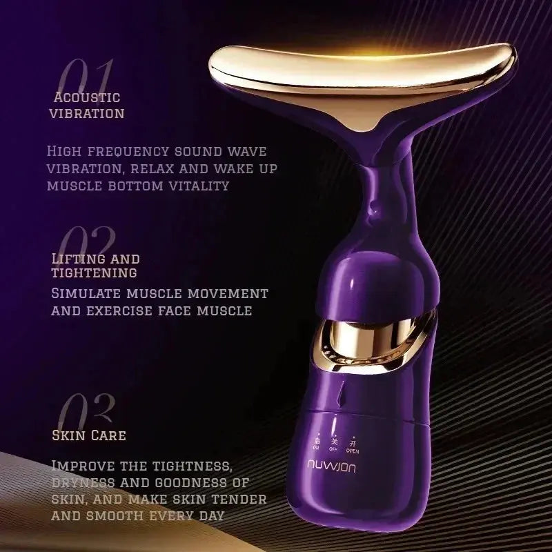 3-in-1 Facial Massager, Lifting and Firming Neck, Slimming Face, and Skin Rejuvenation Home Use Facial Massager, Beauty Tool. Nova Trendz