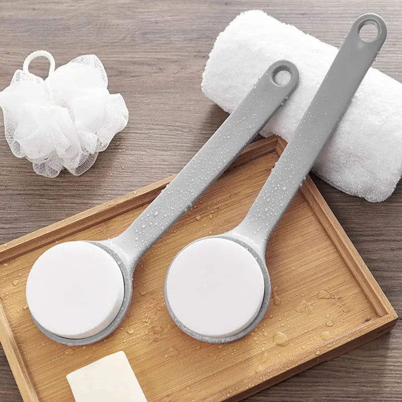 Bath Sponge Back Scrubber Body Exfoliating Back Scrubber Skin Clean Long Handle Bath Brushes Lotion Applicators Bathing Supplies Nova Trendz