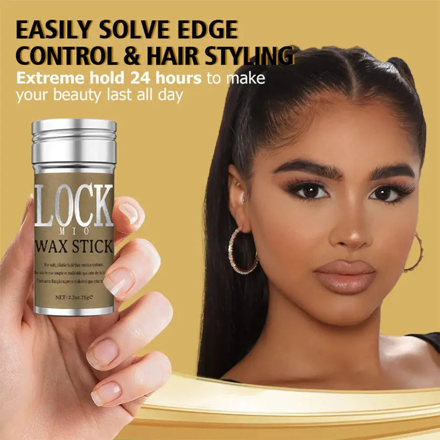LOCKMIO Hair Wax Stick for Women and Kids Long Lasting Hold Pomade Control Broken Frizz Flyaway Styling Wax for Natural Wigs Nova Trendz