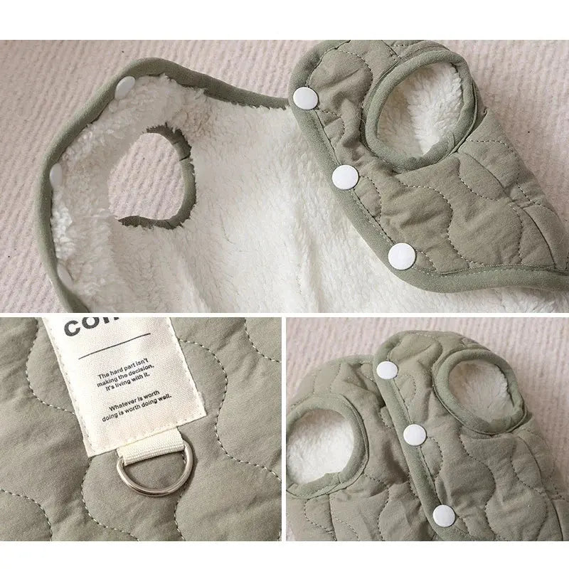 Thickened Warm Dog Coat Jacket Pet Dog Clothes for Small Medium Dogs Fleece Puppy Clothes Chihuahua Yorkshire Clothing - Nova Trendz
