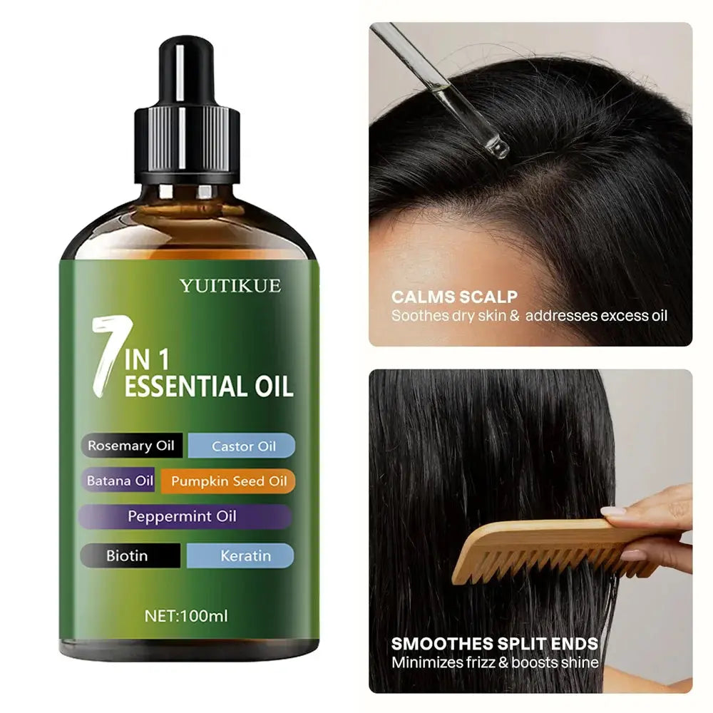 Hair Strengthening Oil Gentle Strengthening Essential Oil Nourishing Oil for Dry Hair Reduces Hair Dryness Quick Moisturization Nova Trendz