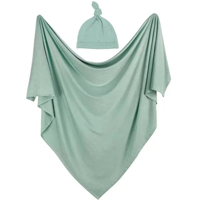 Swaddling Blanket and Hat Set for Newborns Suitable for Covering and Wrapping Baby Blankets for Both Boys and Girls Nova Trendz