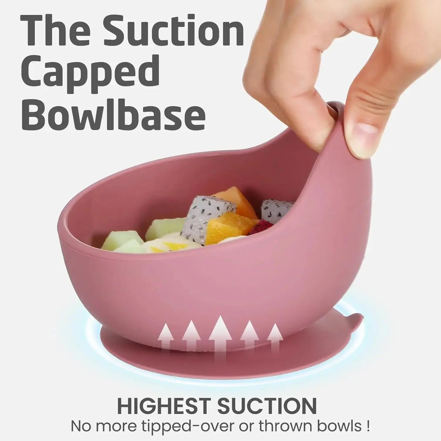 Silicone Baby Bowl Self feeding Training Snail Bowl Infant Anti Drop Sucker Set With Spoon Set Children's Feeding Tableware Nova Trendz