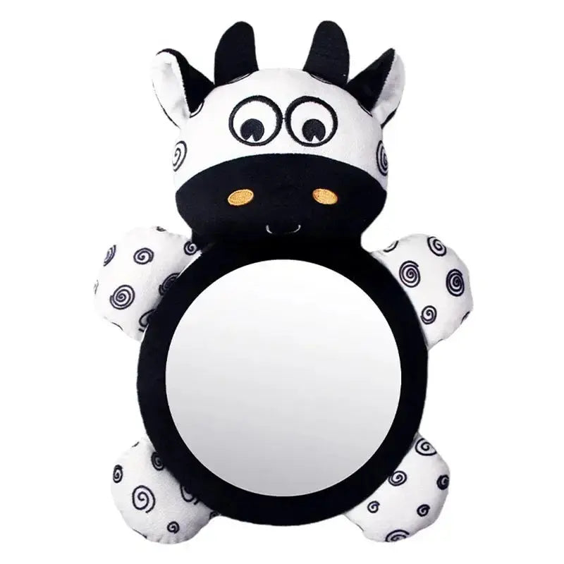 Black White View Back Seat Mirror Baby Car Mirror Safety Seat Headrest Rearview Mirror Baby Facing Rear Ward Car Kids Monitor Nova Trendz