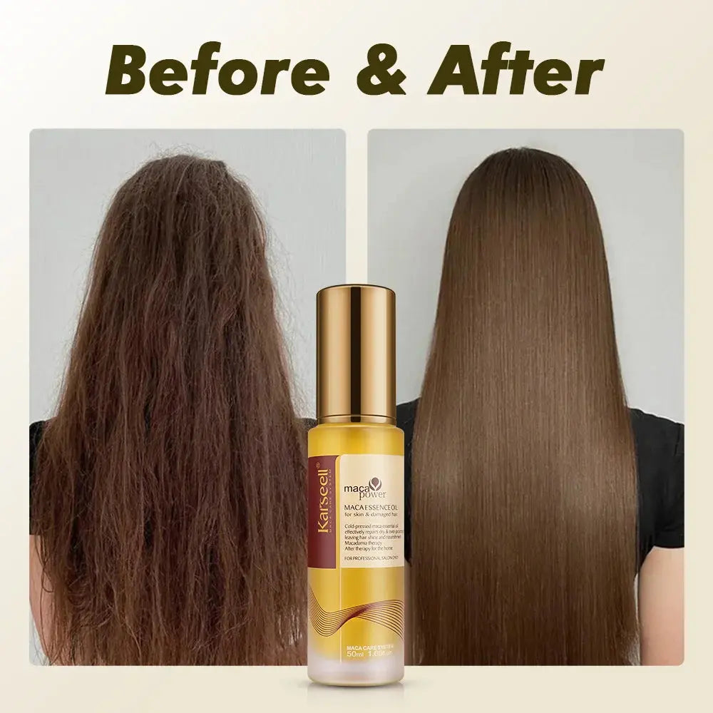 Karseell 50ml Moroccan Argan Oil 50ml 1.69 fl.oz for Hair Healing Cold Pressed Weightless Hair Serum for Dry Damaged Hair Nova Trendz