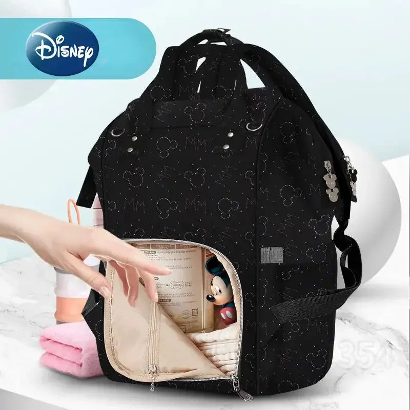 Disney Mickey Original New Diaper Bag Backpack Luxury Brand Baby Bag Large Capacity Multifunctional Cartoon Baby Diaper Bag Nova Trendz