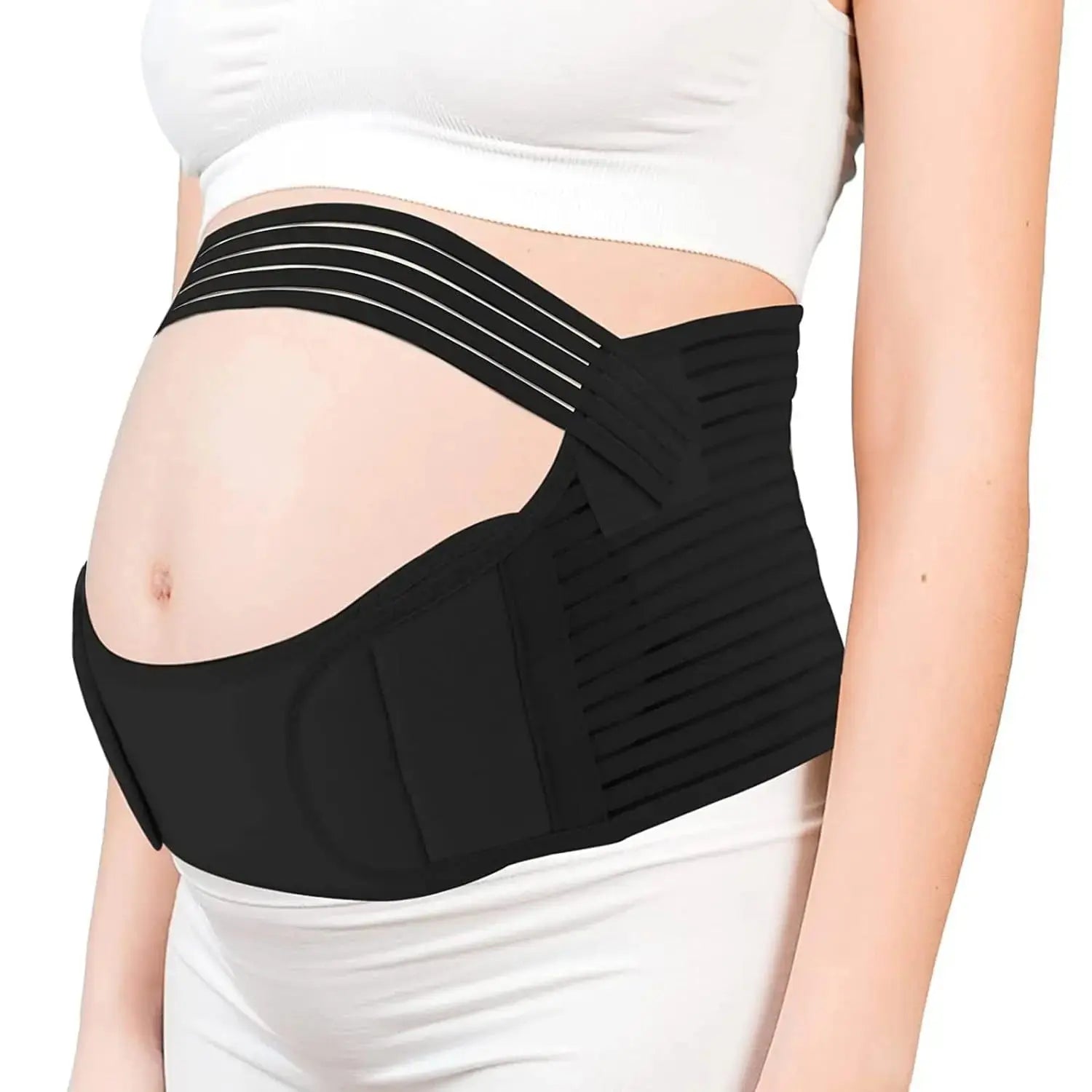 Pregnant Women Support Belly Band Back Clothes Belt Adjustable Waist Care Maternity Abdomen Brace Protector Pregnancy Nova Trendz