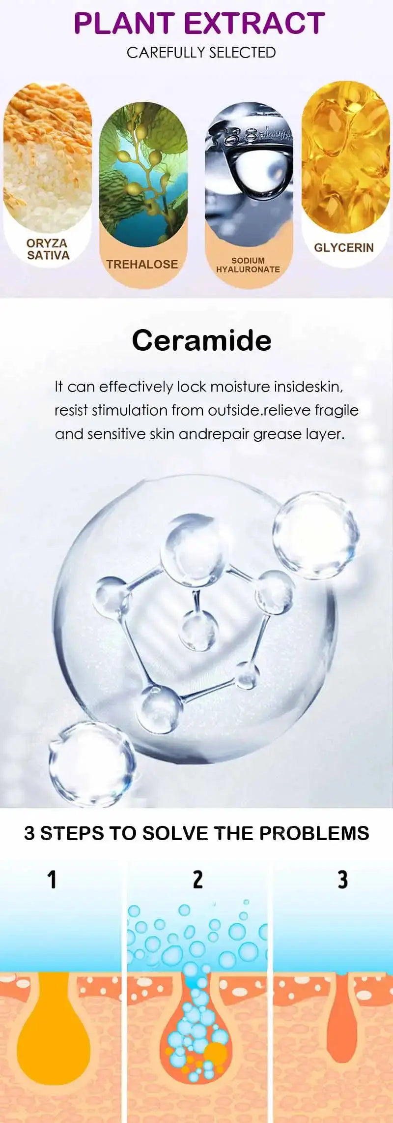 Pore Shrinking Serum Face Removing Large Pores Tightening Repairing Facial Pore Minimizing Essence Skin Care Beauty Firm skin Nova Trendz