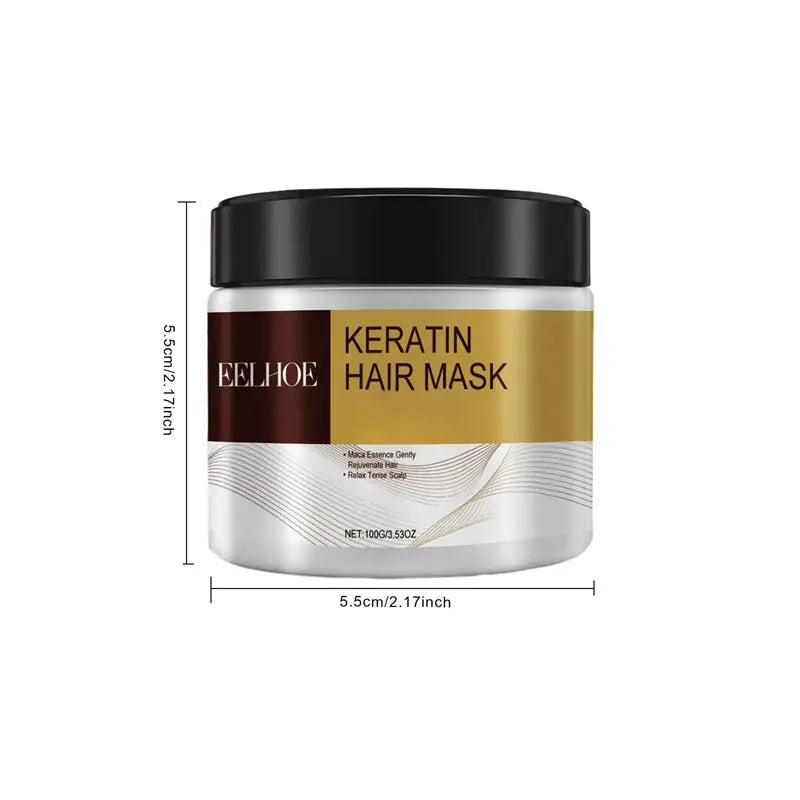 Deep Nourishing Keratin Care Hair Mask Moisturizing Repairing Damaged Frizzy Hairs Smooth Straighten Soft Hair Care 1/3/5/10pcs Nova Trendz