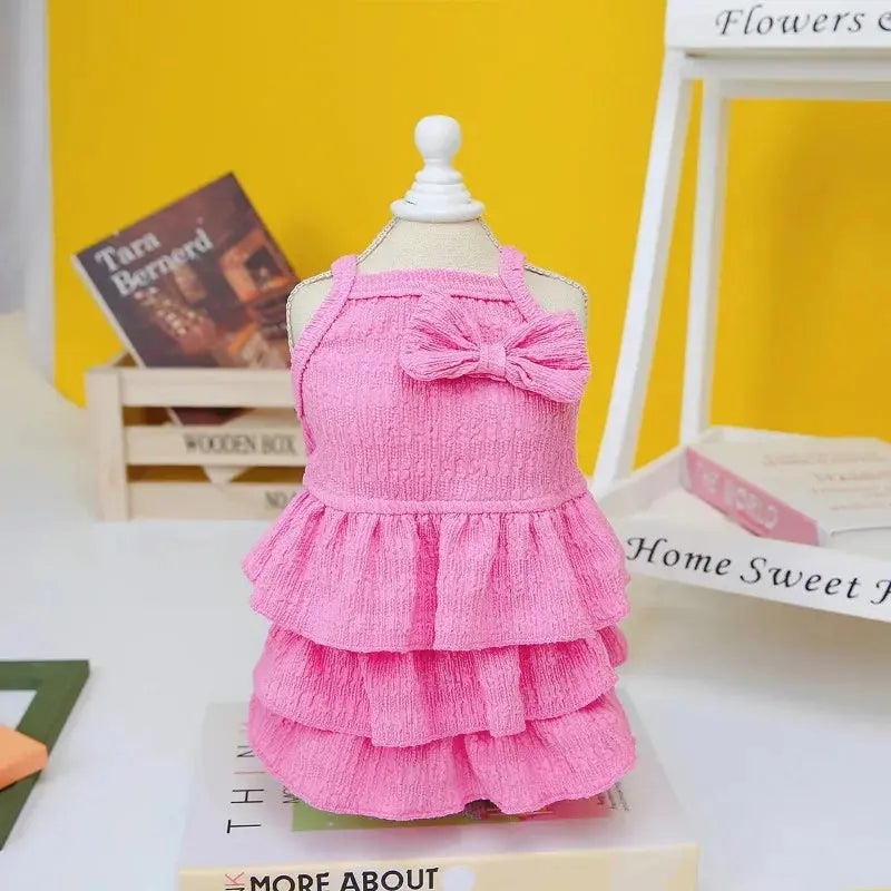Spring Pet Clothes Dog Princess Dresses Puppy Dress Pet Skirt Puppy Dog Princess Dresses for Small Medium Cat Costume Pug - Nova Trendz