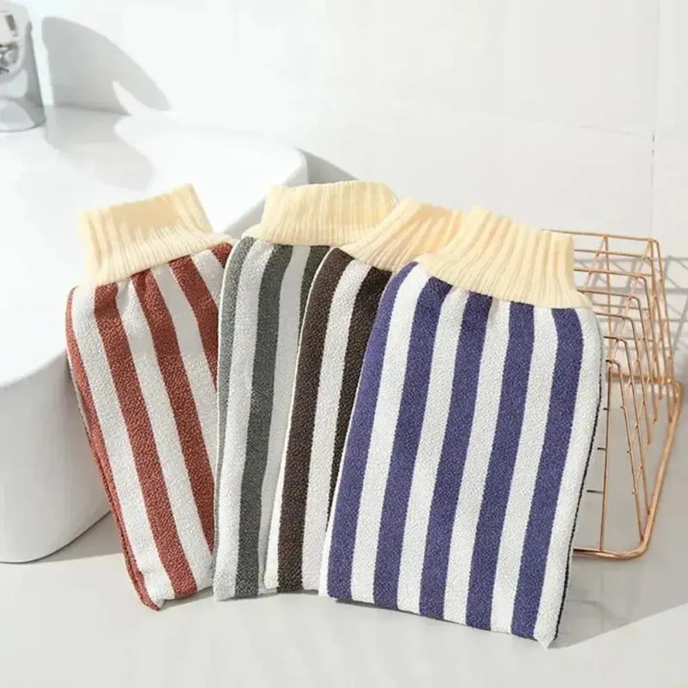 Bath for Peeling SPA Exfoliating Shower Brush Washcloth Body Cleaning Scrubber Mitt Rub Body Wash Gloves Back Shower Bath Towel Nova Trendz