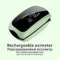 Recharge Finger Pulse Oximeter SpO2 Blood Oxygen Saturation Monitor with Rate Measurements Meter Medical Digital LED Heart Rate Nova Trendz