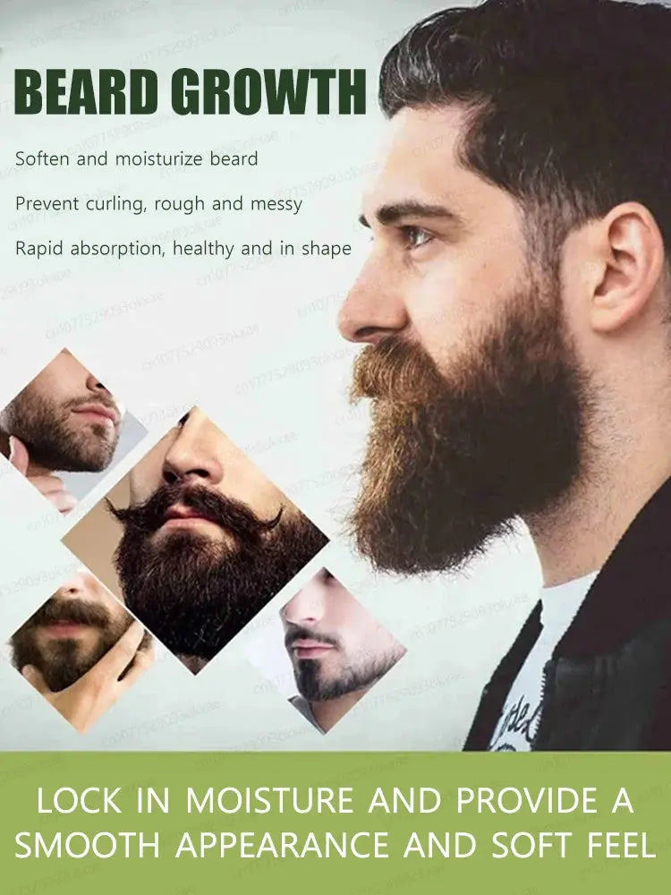 The most effective beard growth essence in 2025, grow a thick beard in 7 days. Chest hair, leg hair, beard and hair growth Nova Trendz