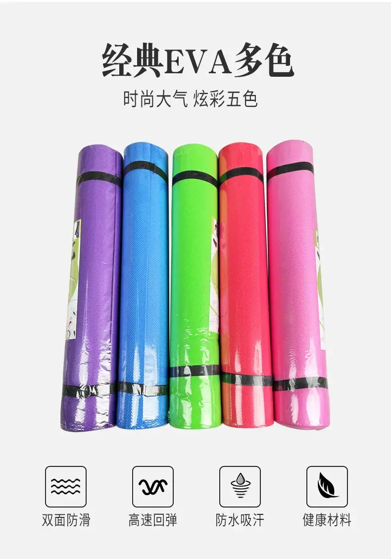 3MM-5MM Thick Yoga Mat Anti-skid Sports Fitness Mat  EVA Comfort Foam Yoga Matt for Exercise, Yoga, and Pilates Gymnastics Mat Nova Trendz