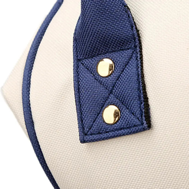 Large Capacity Canvas Mummy Bag Multifunctional Baby Bottle Thermal Insulation Travel Storage Bag Fashion Mummy Bag Hanging Bag Nova Trendz
