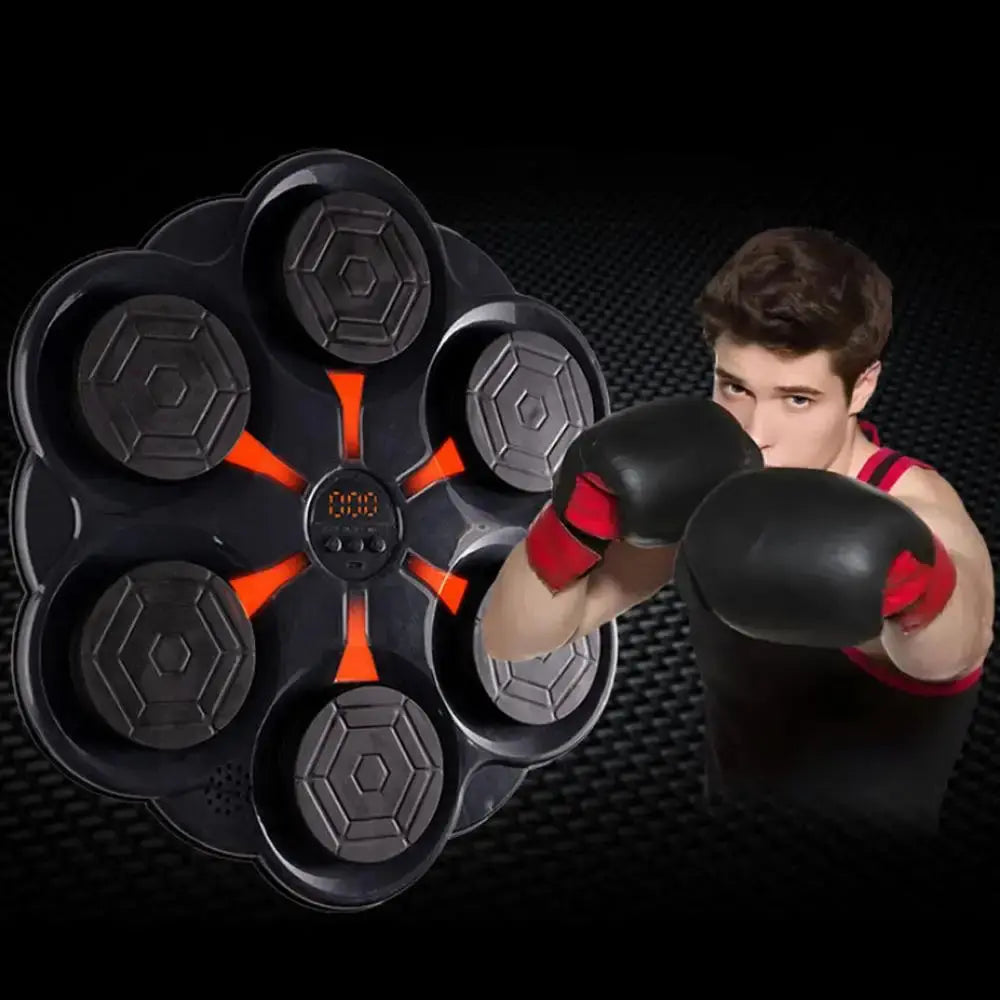 Music Boxing Machine Music Boxing Punches Wall Mounted Workout Boxing Target Machine Charging for Kids Adults Home Exercise Nova Trendz