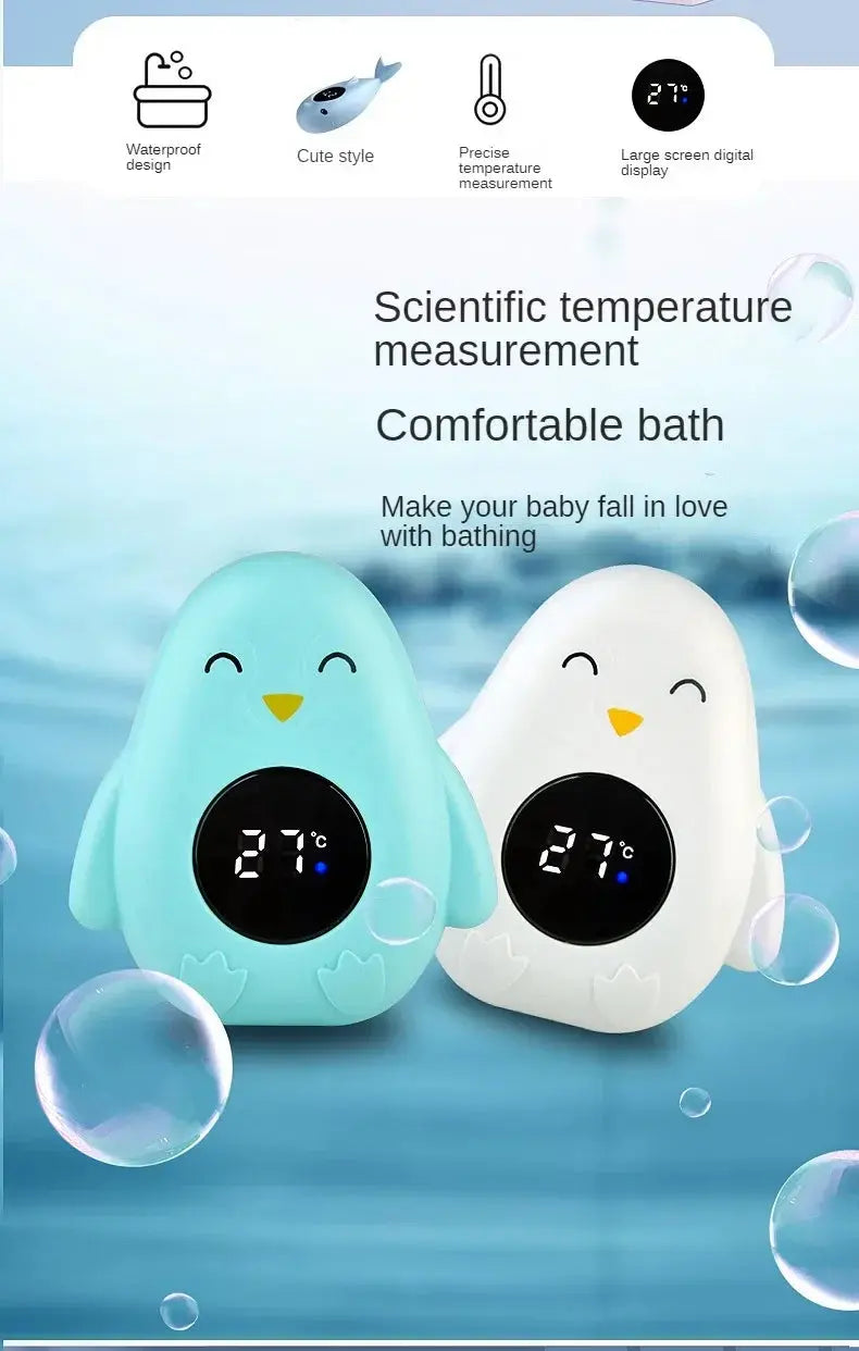 Baby Bath Temperature Meter Floating Digital Water Baby Bath Temperature Meter LED Display Temperature Tester Safety Cartoon - Nova Trendz