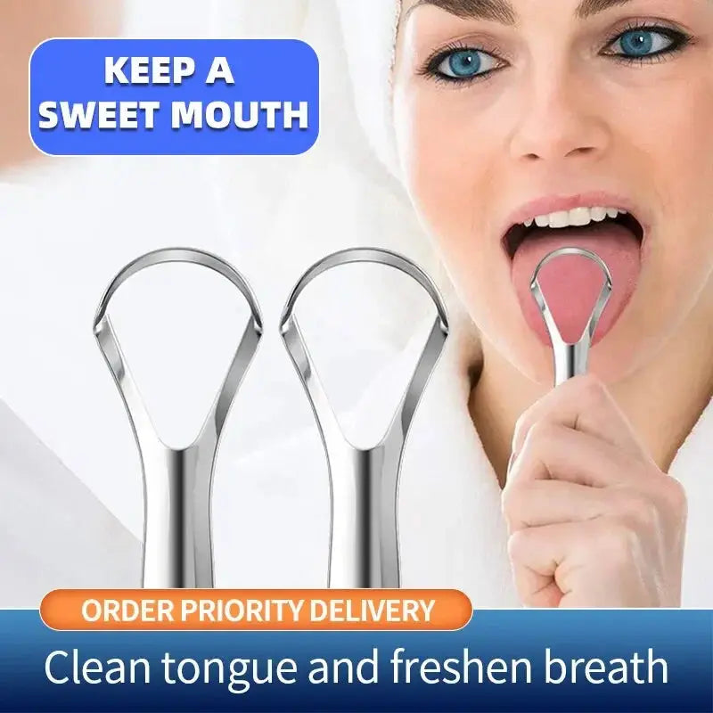 Adult Silicone Tongue Scraper Tongue Cleaner Remove Halitosis Tongue Coating Oral Care Tongue Scraping Brush Oral Care Tool Nova Trendz