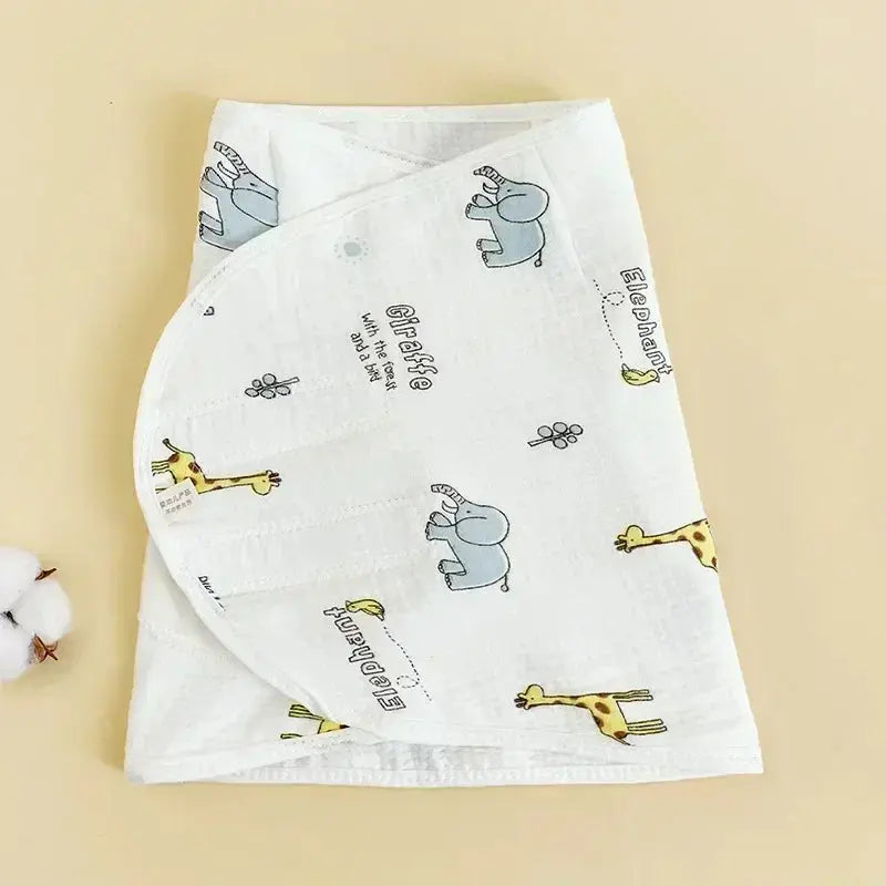 Baby Swaddle Blanket 0-6 Months Strap Protect Belly Baby Sleeping Blanket Wrap for New Born Thin-style for Summer - Nova Trendz