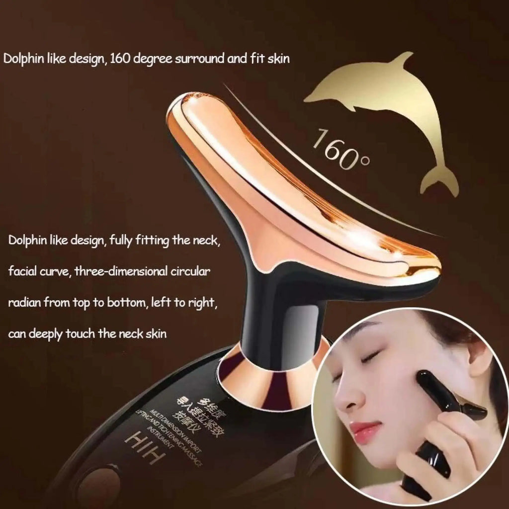 3-in-1 Microcurrent Facial Massager for Face, Neck & Eye Area Nova Trendz