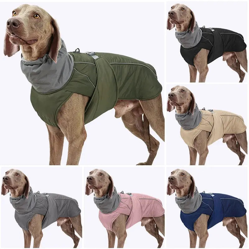 Dog Clothes Luxury Winter Jacket for Small Medium Large Dogs Waterproof Soft Padded Warm Pet Coat Safety Reflective  Dog Outfit - Nova Trendz