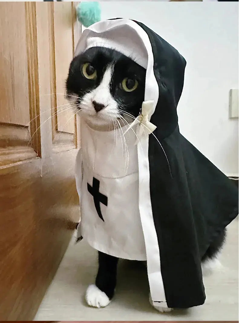 Cat Costumes, Cats and Dogs, Cross-dressing, Funny COS, Small and Medium-sized Pet Photo Props, Cat Funny Costumes - Nova Trendz