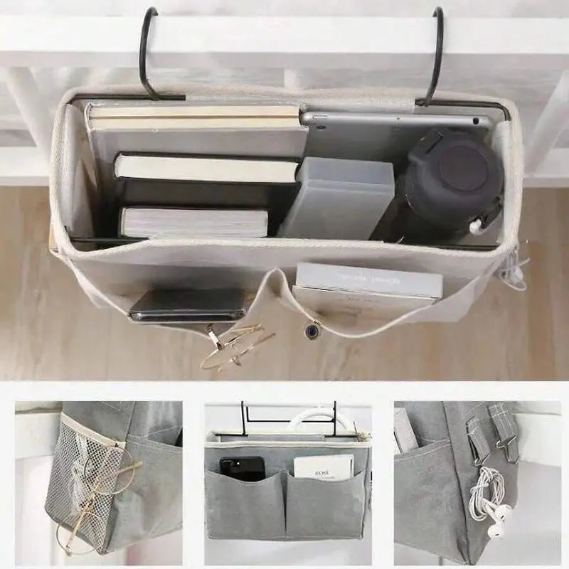 Baby Bedroom Bed Storage Organizer Bedside Storage Rack Dormitory Storage Basket Bedside Hanging Basket Bedside Storage Basket - Nova Trendz
