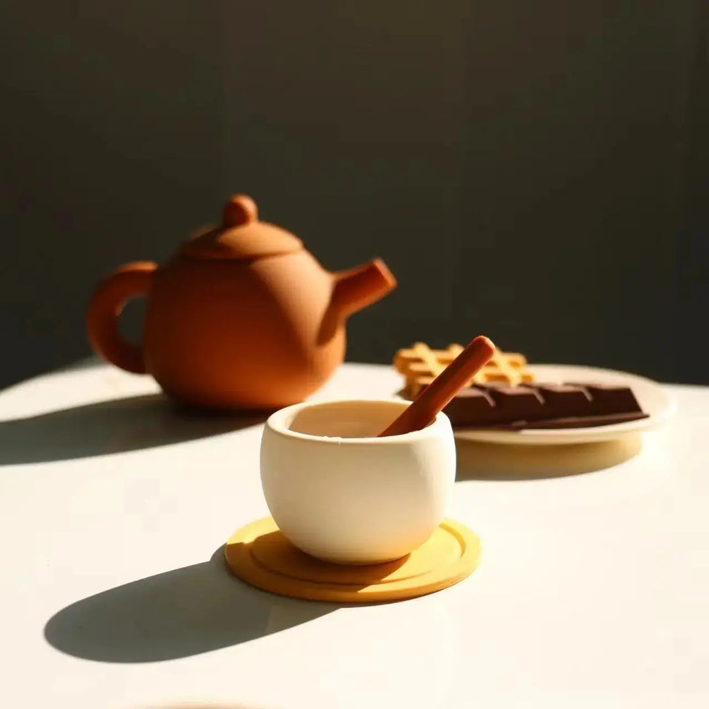 Silicone Afternoon Tea Set Toy Pretend Play Food Learning Role Play Game Early Educational Toy for Toddlers Girls Boys Kids Gift Nova Trendz
