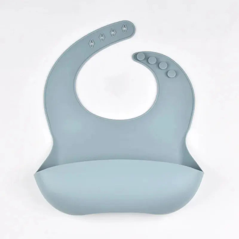 Baby Silicone Tray Bib Waterproof Soft 4-speed Adjustable Bibs Newborn Eating Food Isolate Dirt Feeding Saliva Pocke Kids Stuff Nova Trendz