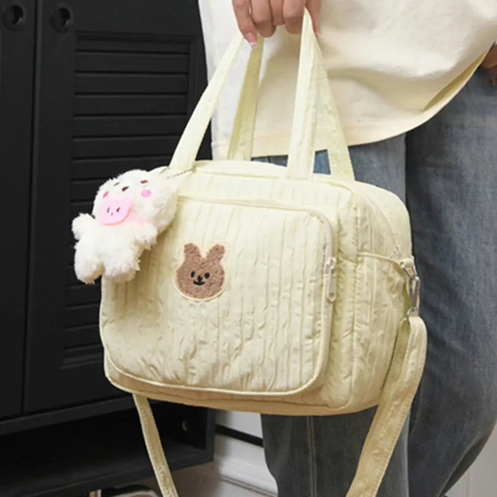 Mommy Stroller Nappy Bag Portable Cute Cartoon Multi-function Large Capacity Baby Diaper Bags with Pendant Nylon Mom Travel Tote Nova Trendz