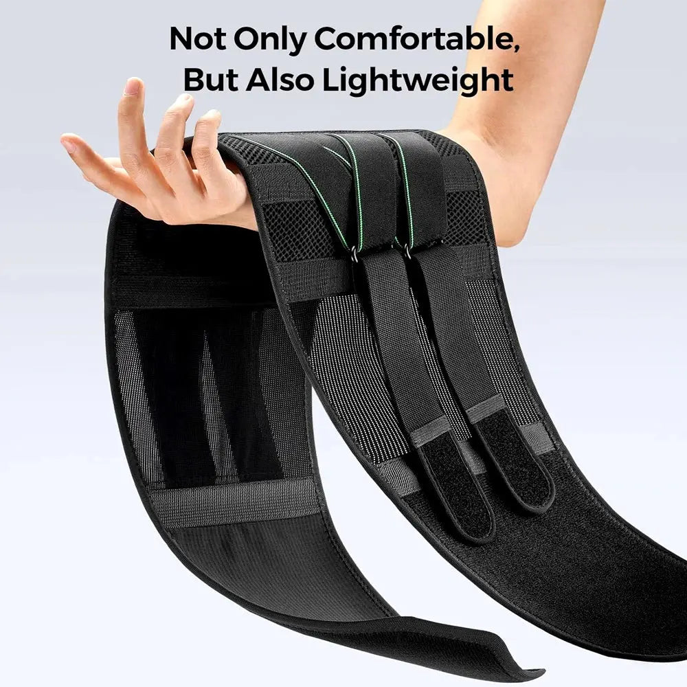 1Pcs  Breathable Back Support Belt with 5 Stays for Lower Back Pain Relief Anti-Skid Lumbar Braces for Men/Women for Work - Nova Trendz