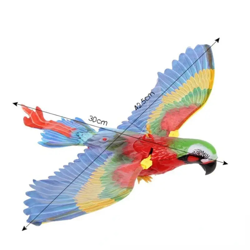 Simulation Bird Interactive Cat Toys Electric Hanging Eagle Flying Bird Cat Teasering Play Cat Stick Scratch Rope Pet Toys - Nova Trendz