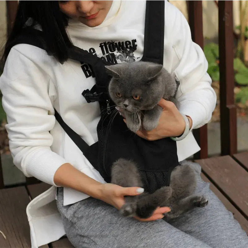Adjustable Cat Carrier Bag Pet Double Shoulder Backpack Portable Bag Outdoor Travel Camping Hiking Cat Bag Dog Bag - Nova Trendz