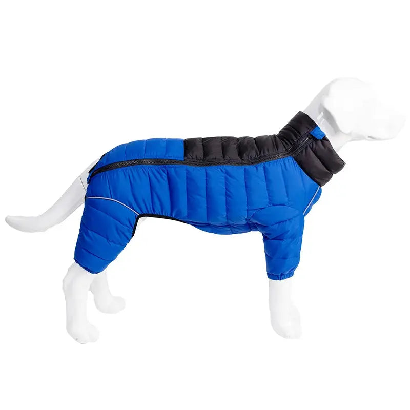 Dog Thicken Cotton-padded Coat Pet Warm Down Jacket Windproof 4 Legs Pet Outfit Winter Greyhound Husky Corgi Chihuahua Clothes - Nova Trendz