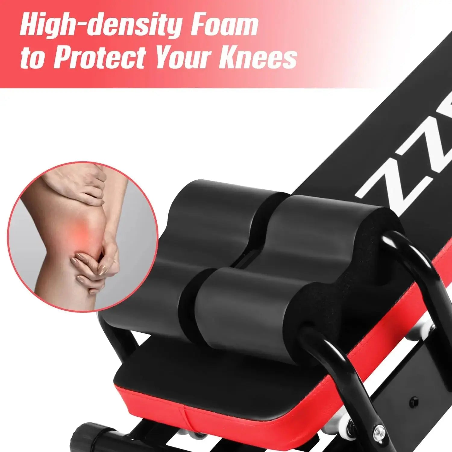 Adjustable Ab Exercise Bench, Abdominal Workout Machine Foldable Sit Up Bench, Full Body Exercise Equipment with LCD Monitor Nova Trendz