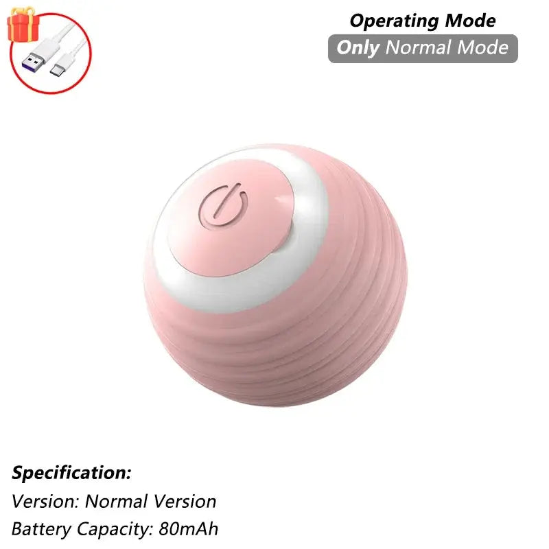 Cat Interactive Ball Toy, Automatic Rolling Ball with Tail, Rechargeable Smart Pet Interactive Toy, Intelligent Mouse for Cat - Nova Trendz
